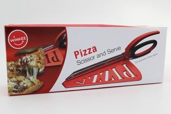 Ciseaux coupe-pizza avec surface de service 6