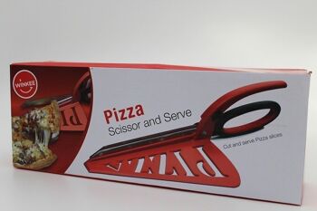 Ciseaux coupe-pizza avec surface de service 2