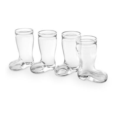 Boots shot glasses set of 4