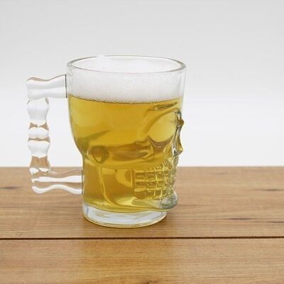 Verre à bière crâne | 0,4 litre