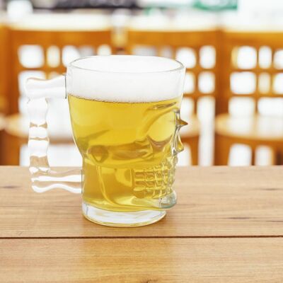Verre à bière crâne | 0,4 litre