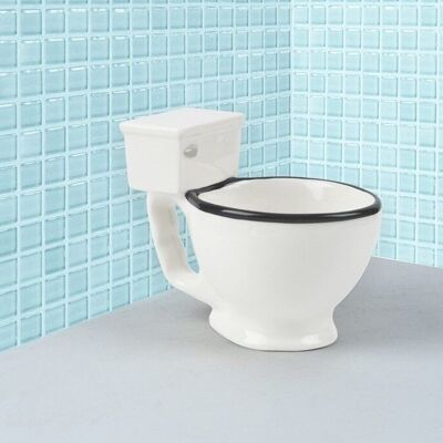 Ceramic toilet mug