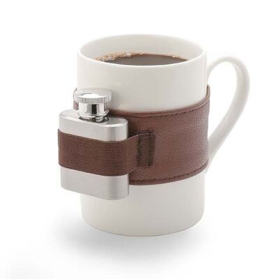 Coffee with a dash of coffee mug
