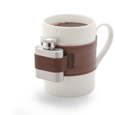 Coffee with a dash of coffee mug