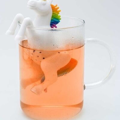 Infusor de té unicornio para té a granel