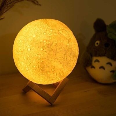 Moon night light with remote control