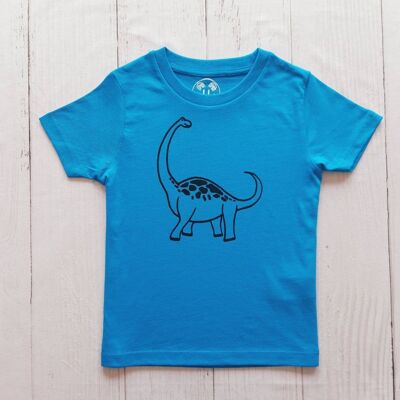 Dinosaur Kids T Shirt Blue