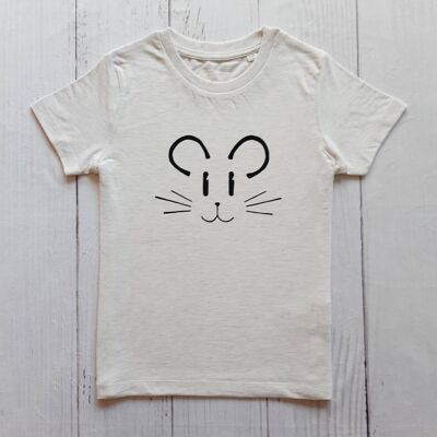 Mouse Kids T Shirt Heather Grey