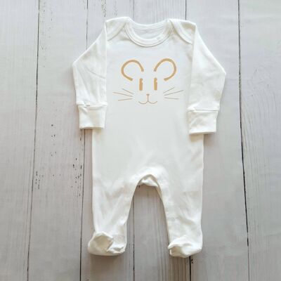 Mouse Sleepsuit Gold