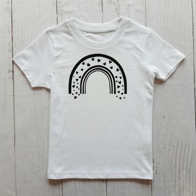 Rainbow Kids T Shirt White