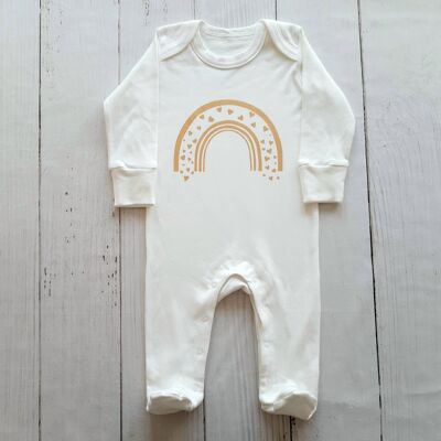 Rainbow Sleepsuit Gold