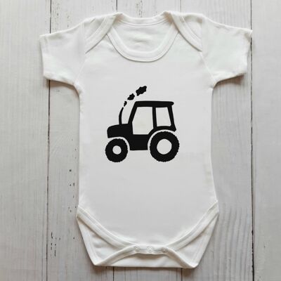 Tractor Baby Vest