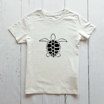 Turtle Kids T Shirt Heather Grey