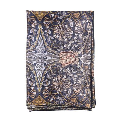 Pañuelo de seda con print Art Nouveau Erna