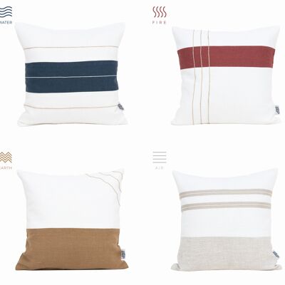 Pure Linen Cushion Cover Collection - 16x16-inches