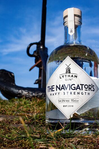 The Navigator's - Navy Strength Gin - 54.5% ABV (100% Proof) - 20cl 2