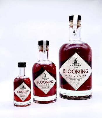 Blooming Gorgeous - Floral Contemporain - Dry Pink Gin - 40% ABV - 20cl 1