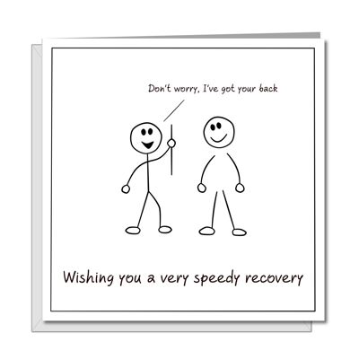 Back Surgery / Operation Card - Got Your Back - Get Well