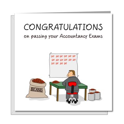 Congratulations on Passing your Accountancy Exams Card