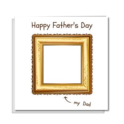 Carte de fête des pères - DIY Dessinez votre propre image de papa
