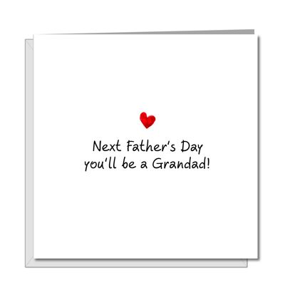 Vatertagskarte – Am nächsten Vatertag wirst du Opa sein