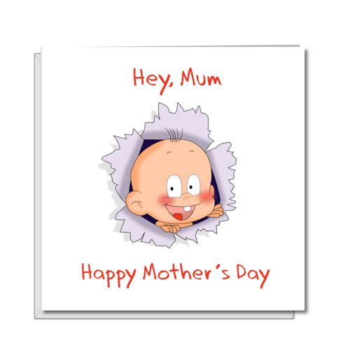 First Mother's Day Card for new Mum from Baby