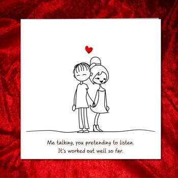 Anniversaire drôle, anniversaire, carte de Saint Valentin - Talk U Listen 3
