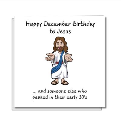 Funny December Birthday Card - Peaked Too Early