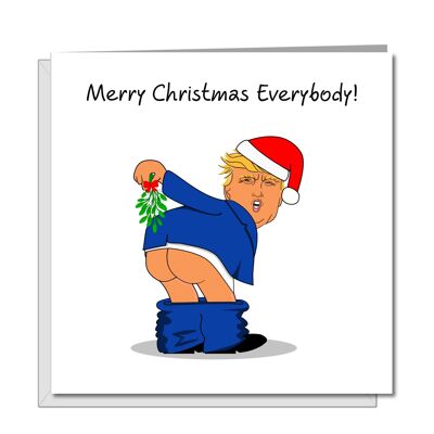 Tarjeta de Navidad divertida de Donald Trump - Impeachment
