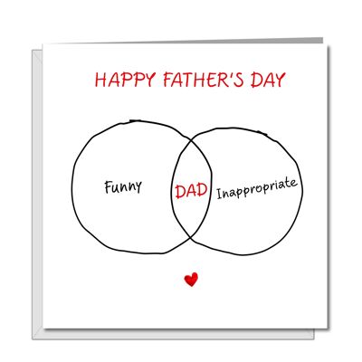 Funny Fathers Day Card - Inappropriate Dad Jokes