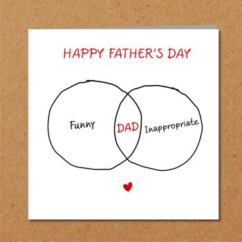 Carte drôle de fête des pères - Blagues de papa inappropriées 2