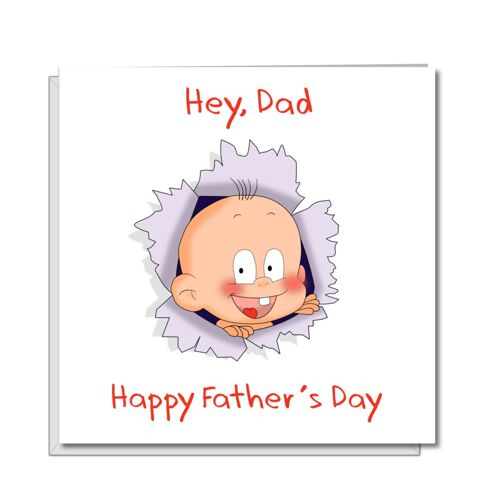 Happy Father's Day Card - Baby's Firt Birthday