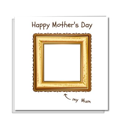 Muttertagskarte - Malen Sie Ihr eigenes Bild von Ihrer Mutter