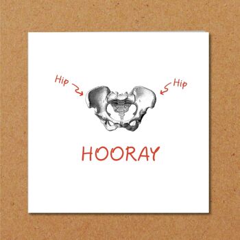 Nouvelle carte de chirurgie de remplacement de la hanche - Hip Hip Hourra 2