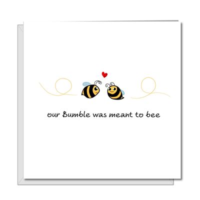 Our Bumle Was Meant to Be - Dating Friendship Card
