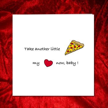 Carte Saint Valentin - Take a Pizza My Heart 3