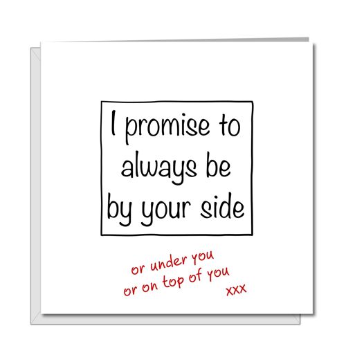 Valentines Day, Birthday or Anniversary Card - By Your Side