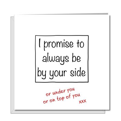 Valentines Day, Birthday or Anniversary Card - By Your Side