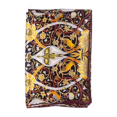 Pañuelo de Seda con Estampado Floral Jara