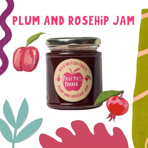 Plum and Rosehip Jam