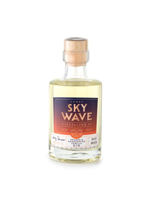 Sky Wave Orange & Madagascan Vanilla Gin, 200ml, 40%ABV