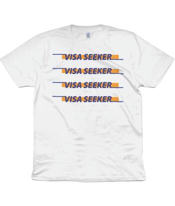 T-shirt en coton Visa Seeker - Blanc 1