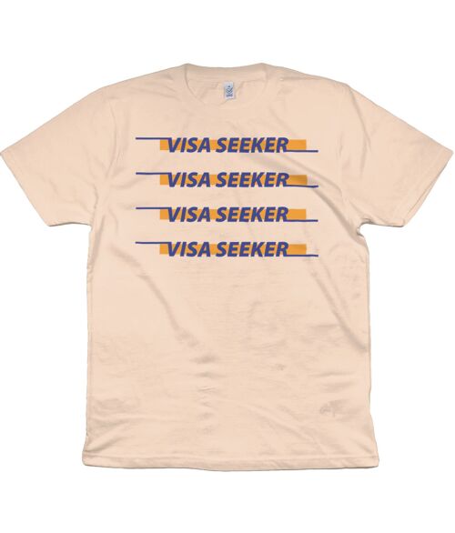 Visa Seeker cotton T-shirt - Light Pink