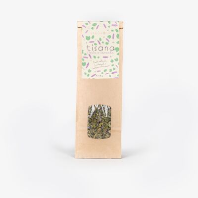 Mint and lavender herbal tea