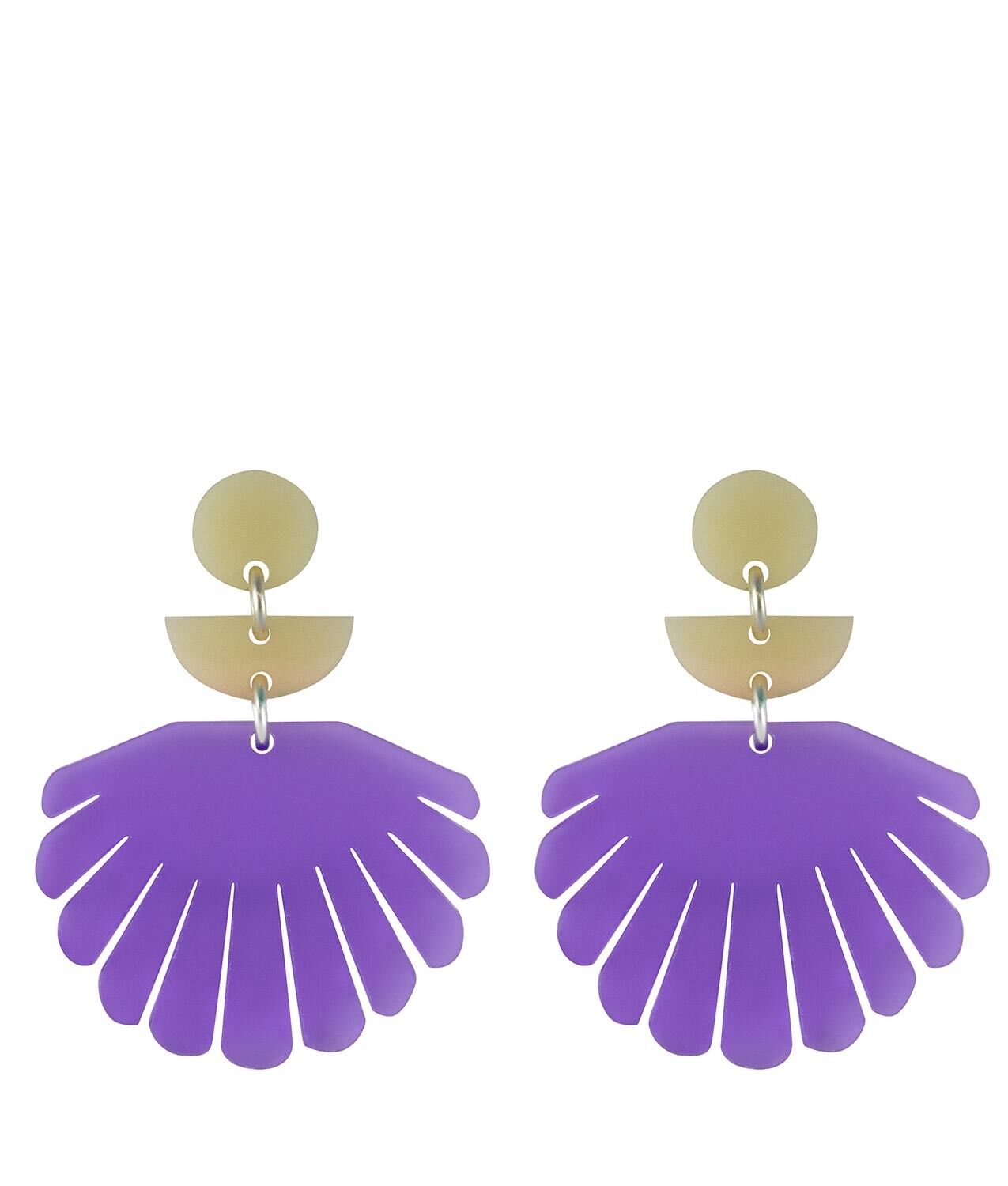 Boucles d'oreilles Salina Violet