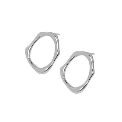 Ripples Of Joy Earrings - Sterling Silver