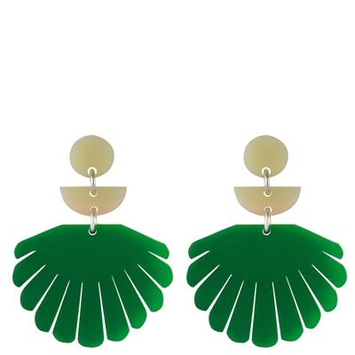 Boucles d'oreilles Salina Vert