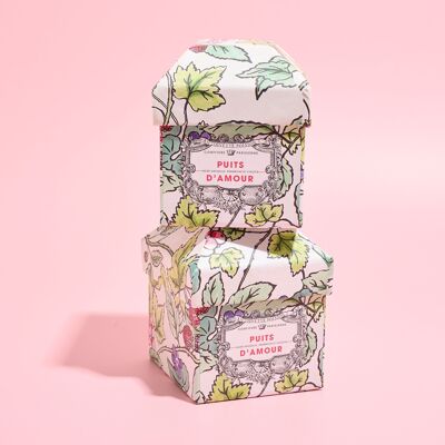 Mom's Box - Puits d'amour (gelatina de rosa, frambuesa y violeta) x Antoinette Poisson