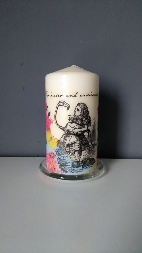 Alice In Wonderland Decorative Candle