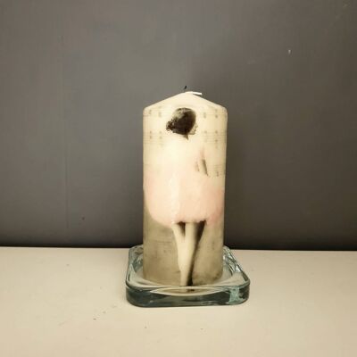 Ballerina Decorative Candle